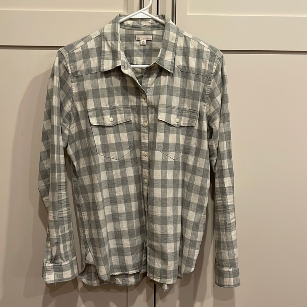 Super soft plaid button down